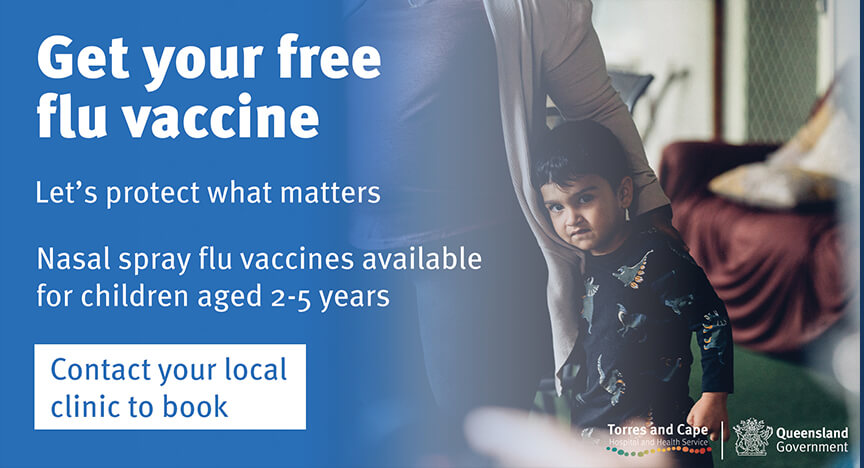 flu vaccination health message